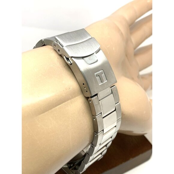 Tissot Men's Watch Seastar Swiss Quartz Chronograph Pepsi Bezel T1204171104103 - Picture 11 of 15